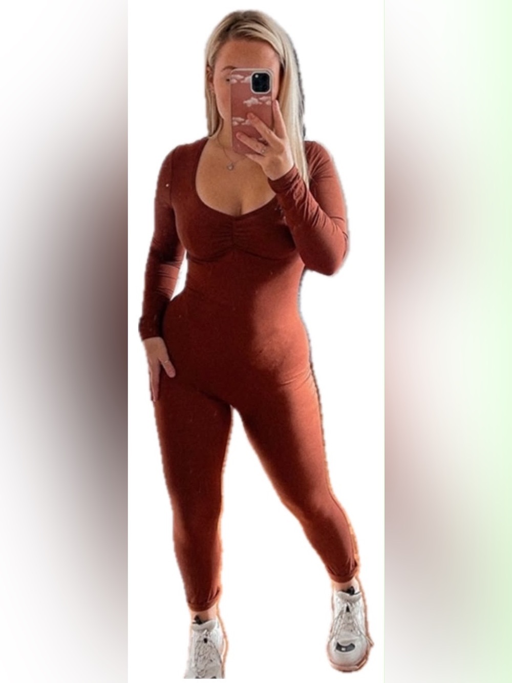 Brown Sexy Unitard Jumpsuit